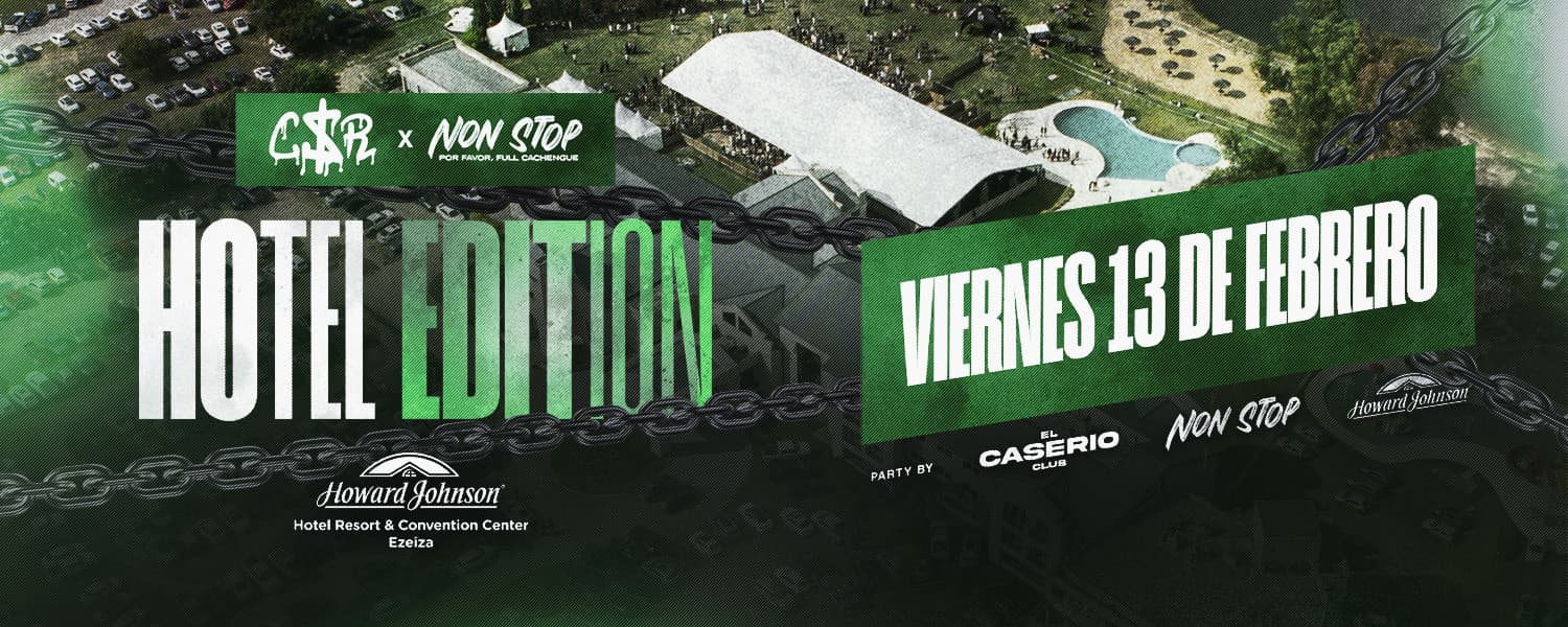 imagen del evento: CASERIO x NON STOP - Howard Johnson - VIER 13.02